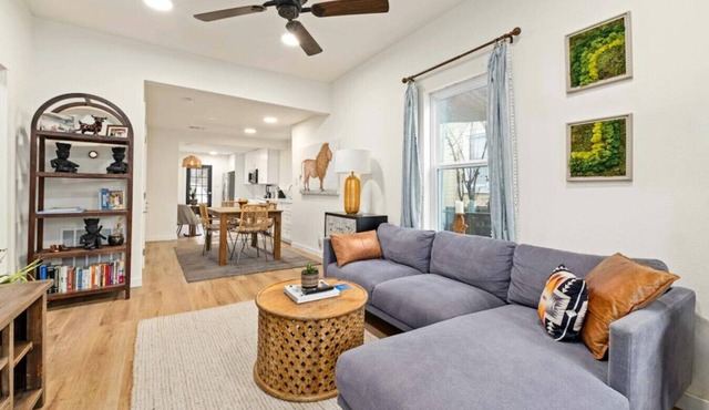East 6th St Home with Private Sauna