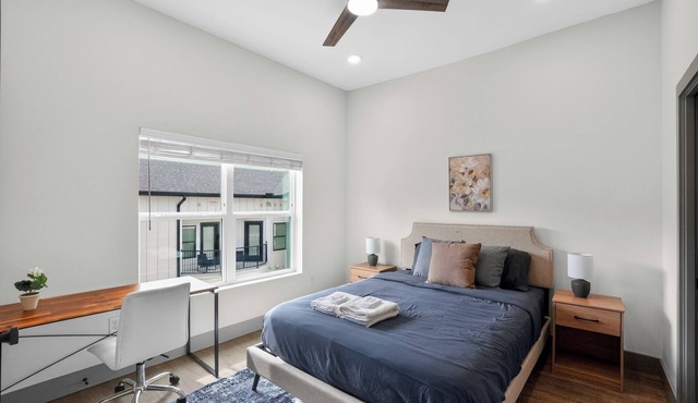Elegant 2-bedroom with upscale finishes throughout.