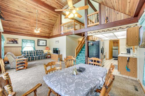 Germfask Home w/Fire Pit, Grill & Yard Games! in Germfask
