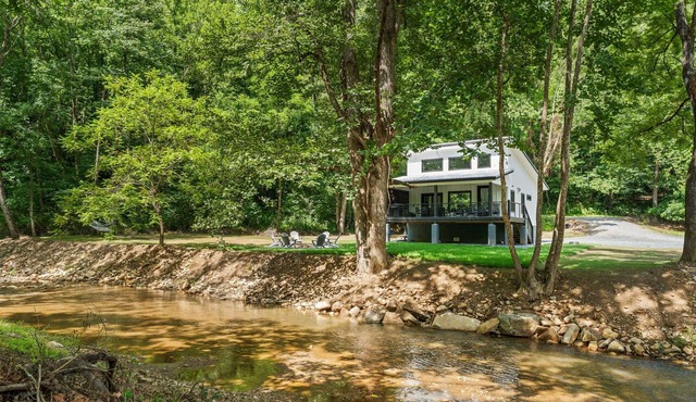 Happy Hour House: NEW Creekfront Mountain Escape Near Boone, NC