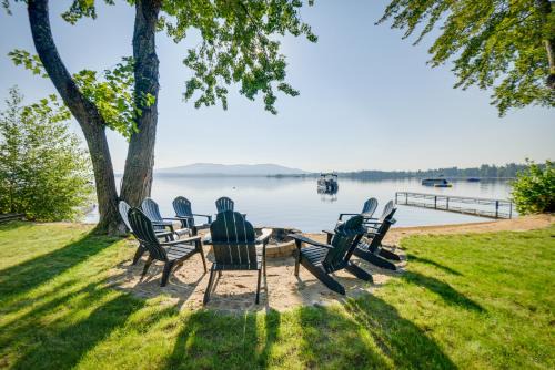 Lakefront Center Ossipee Home w/Boat Dock!