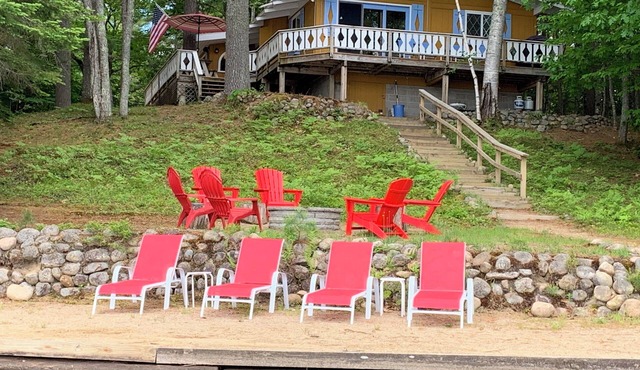 Lakefront Chalet on Private Beach in Conway, NH