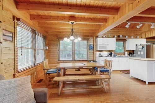 Lakefront home with private dock, canoe & kayak, fast WiFi, and firepit - dog OK