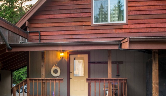 Lich Chalet is a large house located near Knudson Cove Marina.