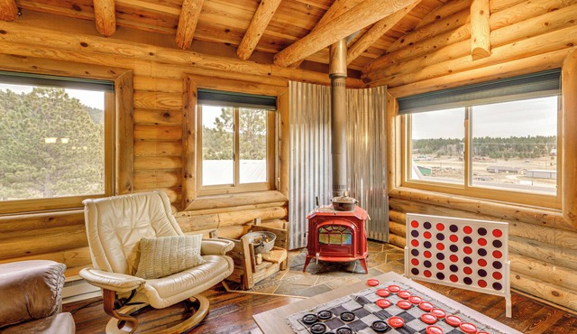 Luxe Angel Fire Cabin w/Views: Hike & Fish!