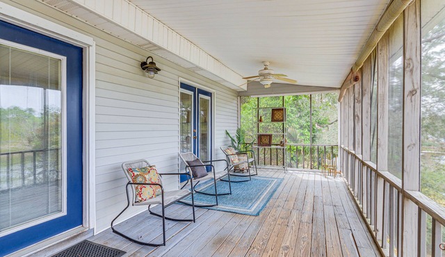 Milton Waterfront Home w/Dock & Outdoor Kitchen!