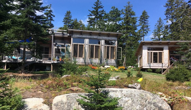 Modern Oceanfront Cabin on Historic Bird Point