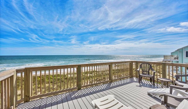 Ocean Dunes 104 – Spacious oceanfront condo at Ocean Dunes in Kure Beach