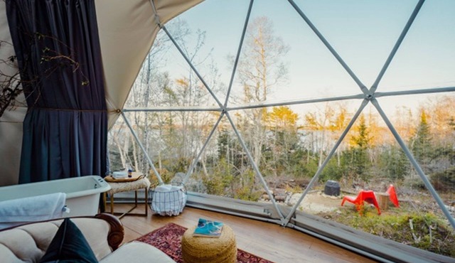 Oceanfront Luxury Forest Shore Dome - Rocky Shores in Shelburne
