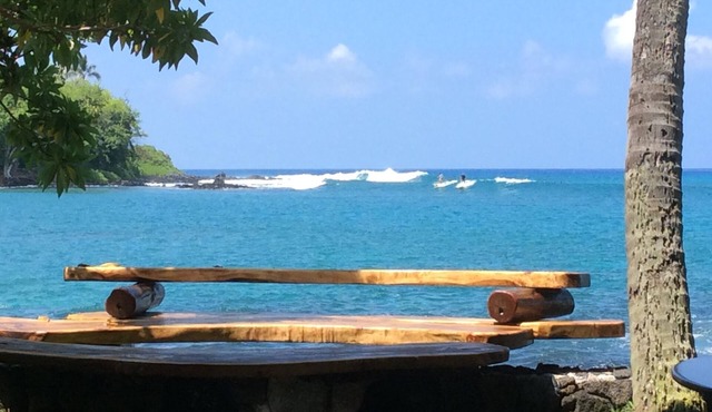 Oceanfront Private Home, AC, Outdoor Kitchen, Magic Sands, Lymans Bay, Turtles!