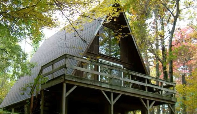 Primitive A-frame Cabin on 90 acres