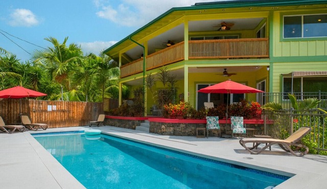 Private Pool, 2 Min to Beach, Ocean View, HI12