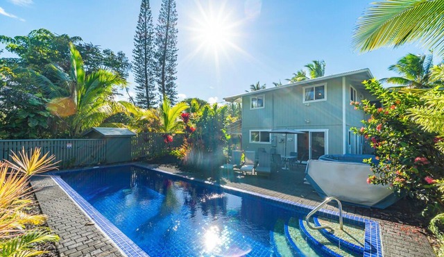 Private Tropical Retreat w/Pool & Hot Tub