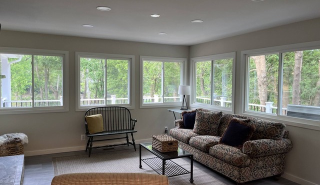 River Perch on the Cacapon: private home on 27 acres and 1200 ft of riverfront in Yellow Spring