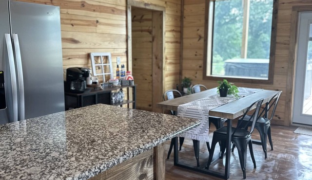 Riverfront Cabin Located directly on Glover River sleeps 12+ in Broken Bow