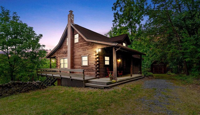 Rustic-Modern Mountain Cabin with Private Pond & Fire Pit Near Lost River, Baker, West Virginia in Baker