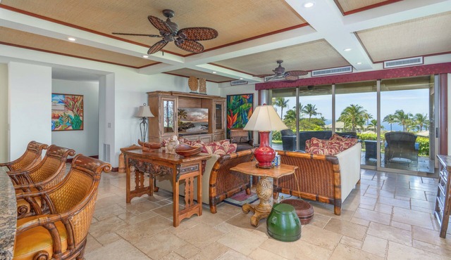 Spacious Condo with Backyard and Ocean views | Mauna Kea Resort