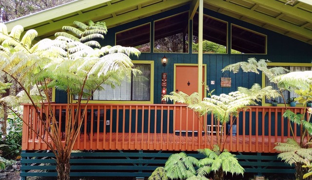 The Jungalow is a charming renovated bungalow minutes from Volcano National Park