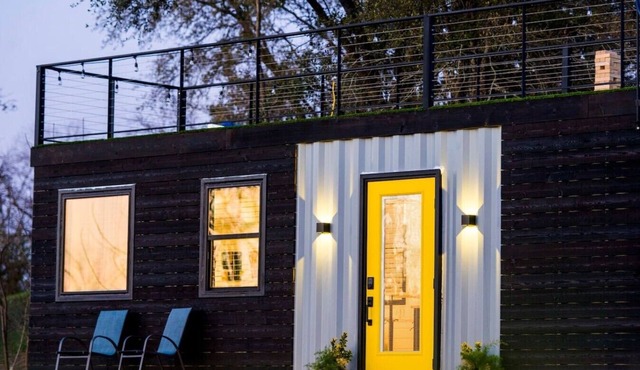 Tiny Container Home with Rooftop Deck