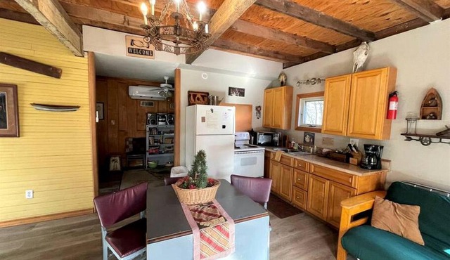 Two-Story Cabin Rental for Large Groups along Hamilton Creek in Marble Falls, Texas