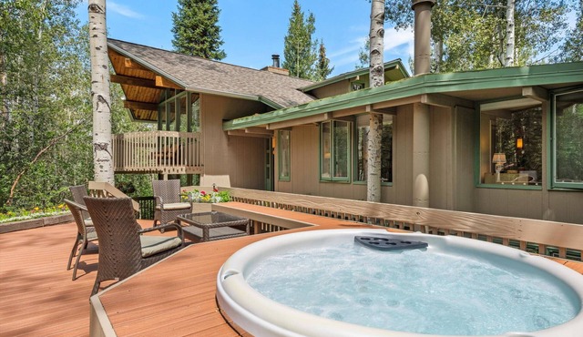 Unique Mountain Home! Spacious Deck & Hot Tub, Wood Stoves, Balconies with Tranquil Forest Views
