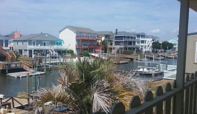 Upper unit canal home.Short walk to Holden Beach. See calendar for partial weeks