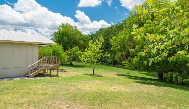 Utopia River Retreat is a secluded paradise nestled along the Sabinal River in the Texas Hill Country.